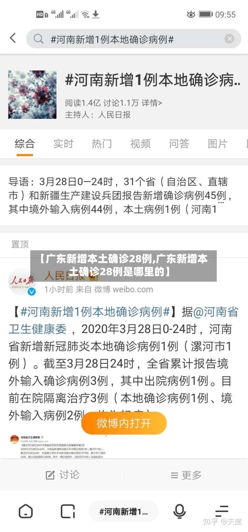 【广东新增本土确诊28例,广东新增本土确诊28例是哪里的】