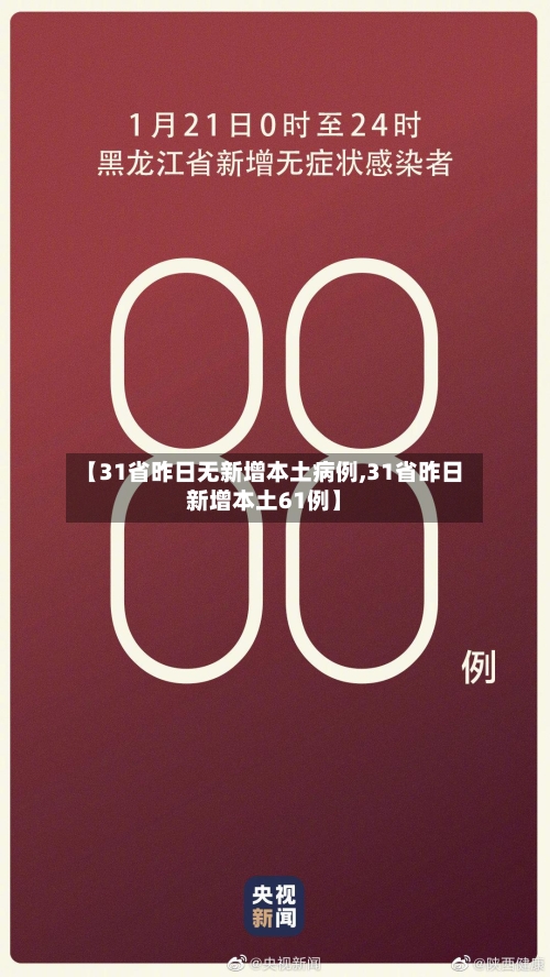 【31省昨日无新增本土病例,31省昨日新增本土61例】