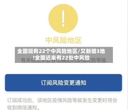 全国现有22个中风险地区/又新增3地!全国近来有22处中风险-第2张图片