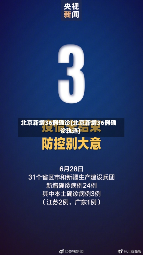 北京新增36例确诊(北京新增36例确诊轨迹)-第2张图片