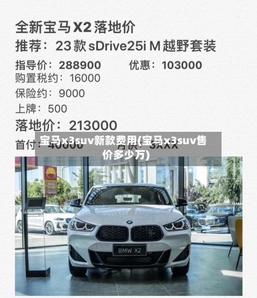 宝马x3suv新款费用(宝马x3suv售价多少万)-第2张图片