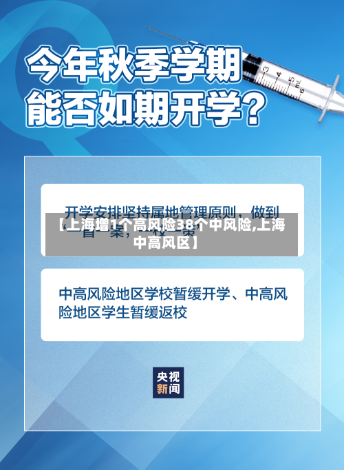 【上海增1个高风险38个中风险,上海中高风区】