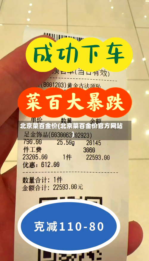 北京菜百金价(北京菜百金价官方网站)