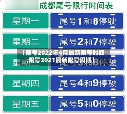 【限号2022年4月最新限号时间,限号2021最新限号周期】